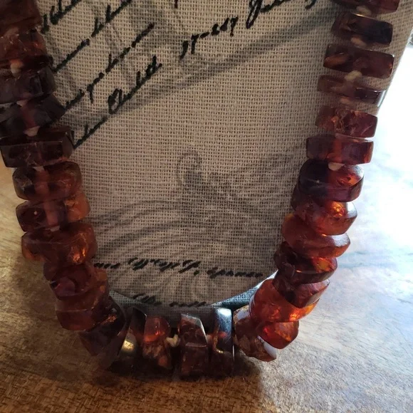 Vintage Handcrafted Natural Baltic Amber Necklace